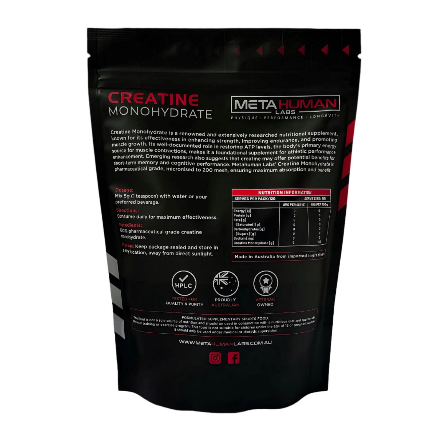 Creatine Monohydrate 600g