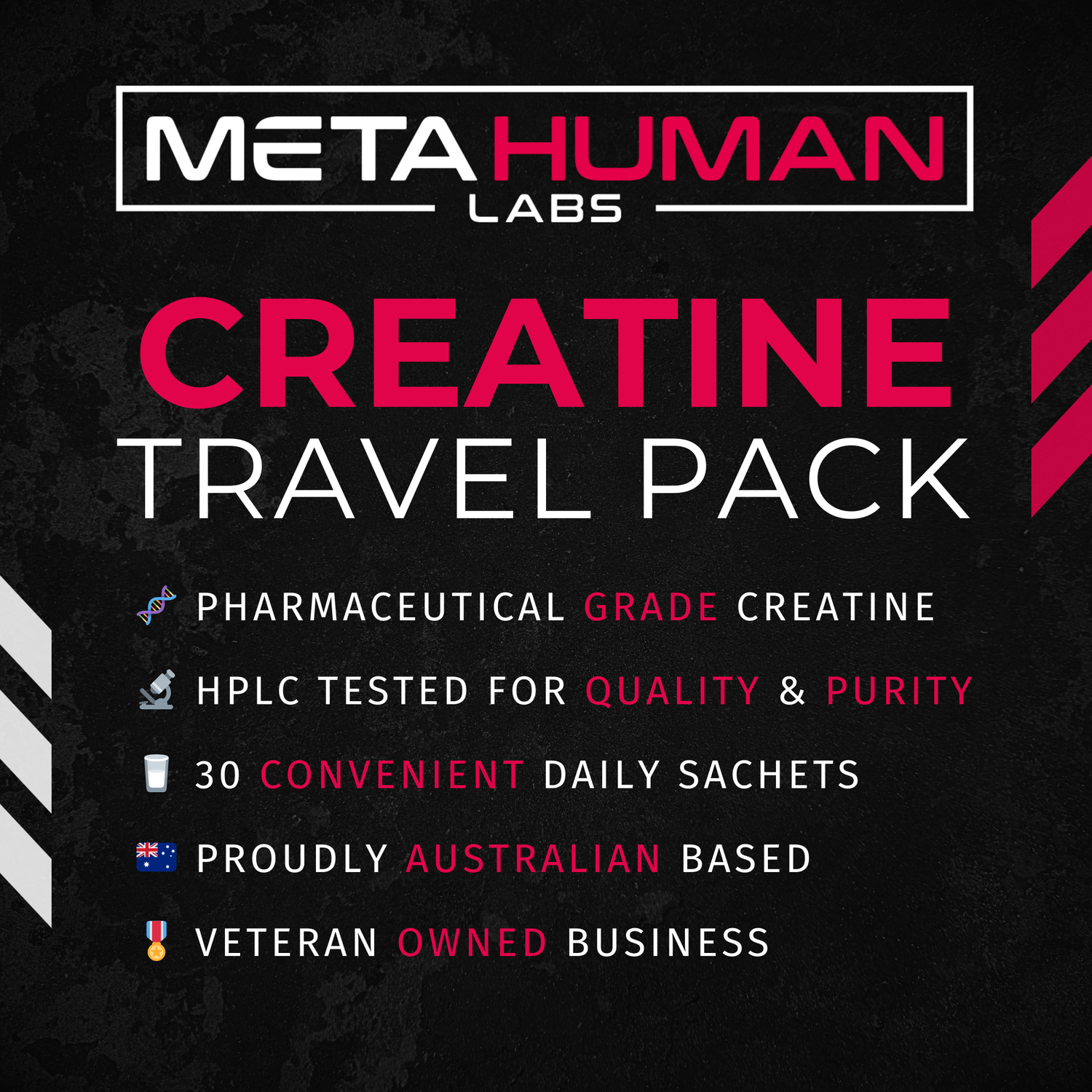 Creatine Travel Pack